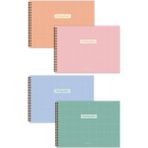 Matt Notebook Matt Resim Defteri Seti 25 x 35 cm 4'lü 20 Yaprak 150 gr Büyük Boy Renkli Seçenekler