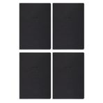 Matt Notebook SB4ST A5 Çizgisiz Terzi Dikiş Siyah 4'lü Defter Set