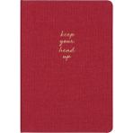 Matt Notebook Sert Kapak Düz Çizgisiz 14x20 cm Kardinal Bordo Defter