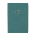 Matt Notebook Sert Kapak Düz Çizgisiz 14x20 cm Koyu Yeşil Defter