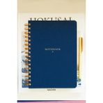 Matt Notebook Spiralli A5 15X21 cm Lacivert Keten Not Defteri 104 Yaprak 208 Sayfa
