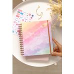 Matt Notebook Süresiz Planlayıcı Kare Ajanda Gökkuşağı