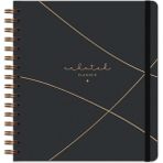 Matt Notebook Süresiz Planlayıcı Kare Ajanda Siyah