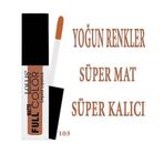 Matte Full Color Lipstick Mat Likit Ruj 103