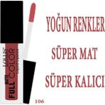 Matte Full Color Lipstick / Mat Likit Ruj - 106