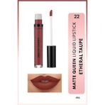 Matte Queen Lipstick Kalıcı Mat Likit Ruj - 22 Etheral Taupe - Kahverengi