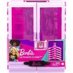 Mattel Barbie Pembe Gardırop Kız Çocuklar İçin Eğlenceli Et Bebek Aksesuarı