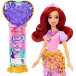 Mattel Filmden ilham alan Mattel Disney Prensesi Ariel bebek, aksesuarlar, kalp şeklinde değerli taş kutusu ile çocuk yüzüğü dahil 8 sürpriz ve 9 parça, JHL49