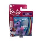 Mattel HFG34 Barbie Dreamtopia Lolipop Unicorn Glitter Mane Mini tek boynuzlu at oyuncak figürü çocuklar için 5 cm