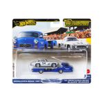 Mattel Hot Wheels Car Culture Team Transport Mercedes Benz 300 SL 55 Mercedes Benz Blaues Wunder HRV48