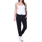 MATY FASHION Kadın pantolonu, streç eşofman altı, pamuk jogging pantolonu, boş zaman için, Boyfriend Baggy pantolon 97, Siyah, 36-40