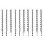 Mauedest 10PCS 6mm 150mm Eccentric Drill Bit Set for Glass Ceramic Tile Wall Concrete Drilling Tool Drill Bit Set Tools