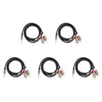 Mauedest 5 x 3,5 mm giriş, A, 2 AUX ayırıcı, 3,5 mm stereo ayırıcı, 2 x hoparlör kablosu, 1 m