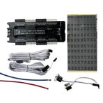 Mauedest Adjustable Brightness for Stairs Flexible Strip LED Motion Sensor Stair Light Controller Kit DC 12V 24V 32 Channels