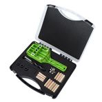 Mauedest Woodworking Straight Hole Puncher Locator Handheld Wood Board Connection Hole Drilling Guide Locator Woodworking Tools