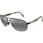 Maui Jim 0728S 001-2M 61-16 Erkek Güneş Gözlüğü - Kahverengi