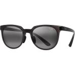 Maui Jim MJ 0454S 001 50 Aynalı Oval Füme Desenli Kemik Unisex Güneş Gözlüğü