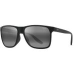 Maui Jim MJ 0603S 003 02 59 Polarize Dikdörtgen Siyah Kemik Unisex Güneş Gözlüğü