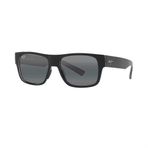 Maui Jim MJ 0873S 001 56 Kare Siyah Kemik Unisex Güneş Gözlüğü