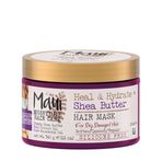 Maui Moisture Nem İyileştirme ve Hidra+Shea Tereyağı Saç Maskesi ve Durulanmayan Saç Maskesi ve Durulanmayan Saç Kremi Tedavisi Bukleleri ve Yardım Onarımı Yardım Onarımı Bölünmüş Uçlar, Vegan, Silikon, Paraben ve Sülfatsız, 12 oz