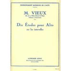 Maurice Vieux: 10 kılıf Sur Les aralıkları (viyola)