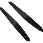 Mauuae Karbon Fiber Ön Ön Tampon Splitter Fin Hava Bıçağı Oto Gövde Kiti Araba Spoiler Honda Civic Için Fk8 Si Tipi-R 2019-2021 (Yurt Dışından) - Siyah