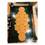 MaVaux, 40 X 90cm Hasır Jüt Halat Salon Sehpa Örtüsü, Mutfak Masa Örtüsü/Runner/Ranır JÜT