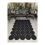 MaVaux Blackthorn Dikdörtgen Jüt Siyah Kilim Siyah 90 x 150