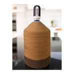 MaVaux Flora Damacana Kılıfı Jüt Hasır Görünümlü JütSiyahKırçıllı 50 x 26