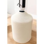 MaVaux Flora Damacana Kılıfı Jüt Hasır Görünümlü Krem 50 x 26