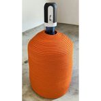 MaVaux Flora Damacana Kılıfı Jüt Hasır Görünümlü Turuncu 50 x 26
