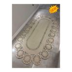 MaVaux Marguerite Özel Tasarım Hasır Jüt Kilim – Koridor, Antre ve Salon Halısı Yolluk Krem 80 x 300