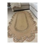 MaVaux Matrix Jüt Kilim, Paspas, Mutfak Halısı, Banyo Paspası, Kilim, Halı, Oturma Odası Halısı Hasır 100 x 200