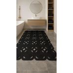 MaVaux Solena Jüt Hasır Dikdörtgen Şık Kilim Halı Paspas Yolluk Evinizi Şımartın Tarzınızı Yansıtın Siyah 80 x 250