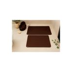MaVaux VNDK Jüt, Hasır, Banyo Paspas Takımı, Banyo Sepet Takımı, Paspas Takımı Klozet Takımı Bath Set Kahverengi 50 x 80