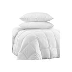 MAVERA EV TEKSTİLİ Çift Kişilik Antialerjik Microfiber Yorgan 195x215+2 Li Yastık