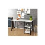 Mavera Home 120 Cm Metal Çalışma Masası Ofis Bilgisayar Laptop Masası 120 Beyaz 73 Cm 60 Cm Metal