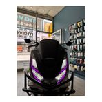 Mavera Stickers PCX İçin Gündüz Far Filmi Mor (2021-2024) Sticker Etiket