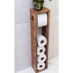 Mavera Wc Kağıtlık Tuvalet Kağıtlığı Ahşap Banyo