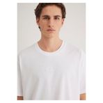 Mavi 0610100-620 Mavi Logo Baskılı Beyaz Erkek T-shirt