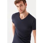 Mavi 061748-17588 Lacivert V Yaka Streç Erkek T-shirt
