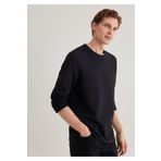 Mavi 064622-21842 Uzun Kollu Siyah Basic Erkek T-shirt