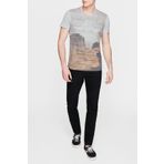 Mavi 065255-28386 West Baskılı Gri Erkek T-shirt