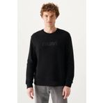 Mavi 066303-900 Bisiklet Yaka Oversized Baskılı Erkek Sweatshirt