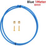 Mavi 1 Metre BH59 Stili Meroca Bisiklet Yağ Fren Kablosu BH59 BH90 Dağ Bisikleti Hidrolik Hortum Uyumlu Metre Hattı Bisiklet Aksesuarları Evrensel Bakır+Pvc (Yurt Dışından) - Beyaz