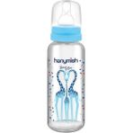 Mavi 125 ml Cam Biberon, Sağlıklı ve Güvenli, Bpa ve Ağır Metal Içermeyen - Ahşap - Ceviz