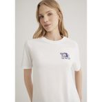Mavi 1612975-70057 Ekru Kadın T-shirt