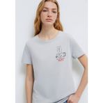 Mavi 1613722-70075 Gri Kadın T-shirt