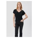 Mavi 167714-900 V Yaka Siyah Basic Kadın T-shirt