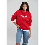 Mavi 168334-35476 Kırmızı Kadın Sweatshirt